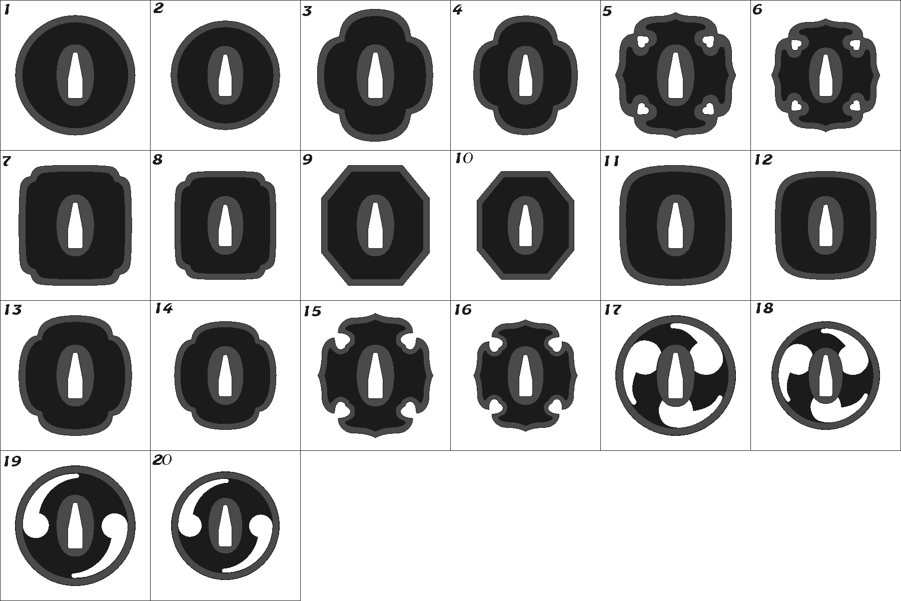 Custom Solid Tsuba